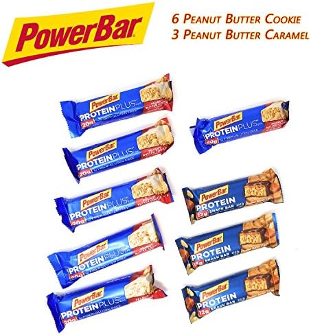 PowerBar Protein Plus Bar - 6 Peanut Butter Cookie - 3 Peanut Butter Caramel