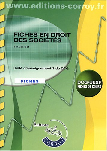 Fiches en droit des sociétés