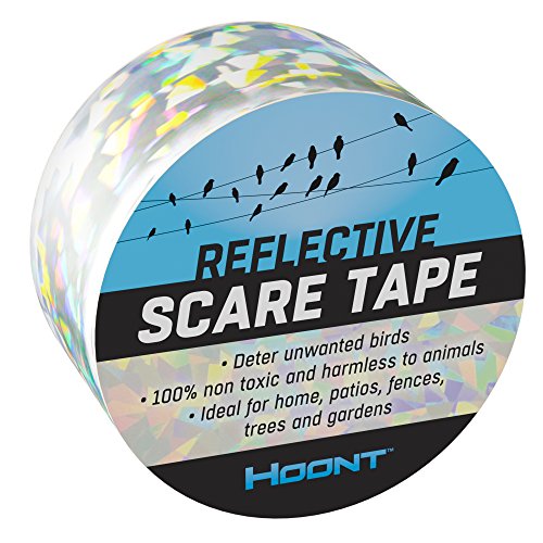 Hoont Bird Repellent and Deterrent Reflective Tape Double Sided