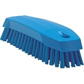 Vikan 35873 Brush,Scrub,Medium,7",PP/PBT,Blue