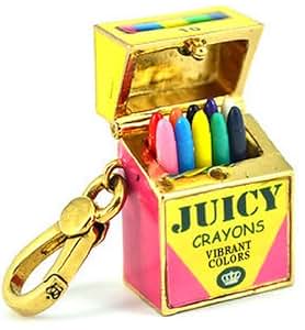 Amazon.com : Juicy Couture Charm Crayon Box w Colored ...