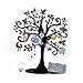 ZEYU HOME Jewelry Tree Stand Metal Jewelry Organizer Holder Display for Earrings Bracelets Necklaces (Black)