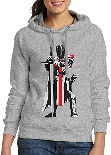 Templar Knight Women's Ash Adult Pullover Hooded Sweatshirt