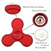 Uharbour ElitePro Prime Anti Stress Hand Toy Fidget Tri-Spinner, Apple Red, Mute Bearing, Perfect Christmas Gift for Kids.