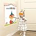 MISS FANTASY Woodland Games Pin The Tail on The Fox Woodland Baby Shower Games Activities Pin The Tail on The Donkey Game for Kids with 24 Stickers Woodland Party Favors for Kids