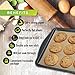 Mama's Great Heavy Duty Unbleached Parchment Paper Sheets (100 Pre-Cut, 12x16 Inches) for Half Sheet Pans. Double-Sided Silicone Coated Baking Paper. Great Cookie Sheet Liner.