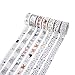 Dalus 20 Rolls Washi Masking Tape Set, Decorative Adhesive Tape for Crafts,Beautify Bullet Journals,Planners