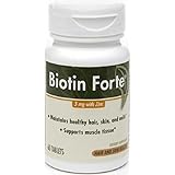 Phytopharmica Biotin Forte 3mg with Zinc Tablets - 60 Ea, 3 Pack by Enzymatic