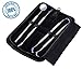 Dental Kit Mirror Hygiene Kit Toothpick Tartar Scraper Tools Plaque Remover, Professional Surgical Grade elco stainless steel cleaner, Braces Dog Orthodontic oral hygiene 4 Tool Kit by Diamond Driven