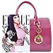 MG Collection Hannah Doctors Top Handle Candy Handbag, Fuchsia Pink, One Size