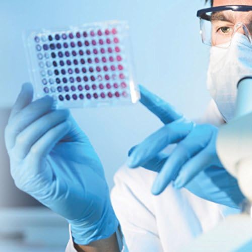 QRP QRX EXN Exam 9" Blue Nitrile Gloves