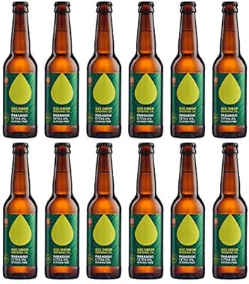 Big Drop Brewing Co Paradiso Citra Ipa Bottles 0 5 Non Alchoholic Beer Gluten Free 12 X 330ml Amazon Co Uk Grocery