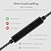 GRTF Earbuds, in-Ear Wired Earphones Stereo Headphones Microphone Remote Control Compatible iPhone/iPod/ iPad/Android Smartphones (Black)