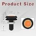 YINTATECH 10x Eagle Eye LED Bulbs 9W 12V Bumper Power Wheel Front Grill Light Truck Motorcycle Daytime Running DRL DIY Lighting Kit (23mm, Amber)