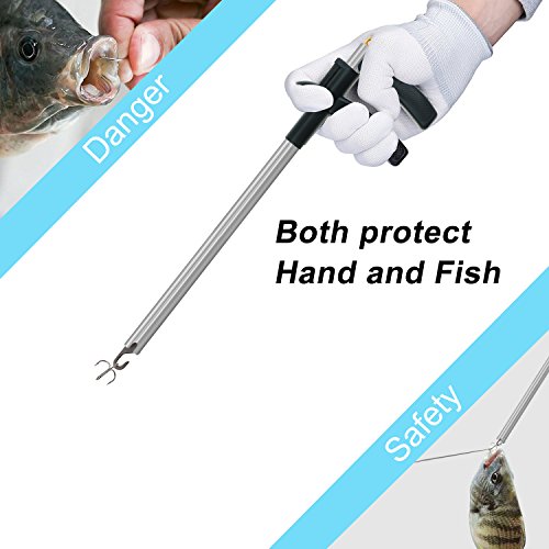 Lcclink Hook Remover Stainless Steel Fishing Hook Remover, Best Fish Hook Removal Tool Hook