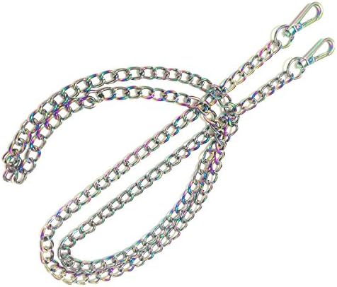 ONBLUE NL-C 8MM Wide Multicolor Purse Chain Strap Replacement 47" Gold Plated Chain Handbags Strap for Clutch Wallet Satchel Tote Bags Shoulder Crossbody Bag Chain Replacement Strap