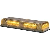 Whelen Engineering Responder LP Mini Lightbar - 12 Volt, Permanent Mount, Amber, Model# R1LPPA