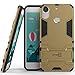 HTC Desire 10 Pro Case, CoverON [Shadow Armor Series] Hard Slim Hybrid Kickstand Phone Cover Case for HTC Desire 10 Pro - Gold / Black