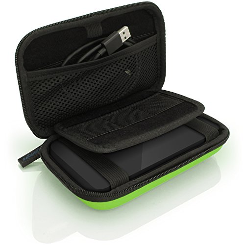 iGadgitz Green EVA Hard Travel Case Cover for Western Digital My Passport Pro USB Portable External Hard Drive - Thumbnail 3