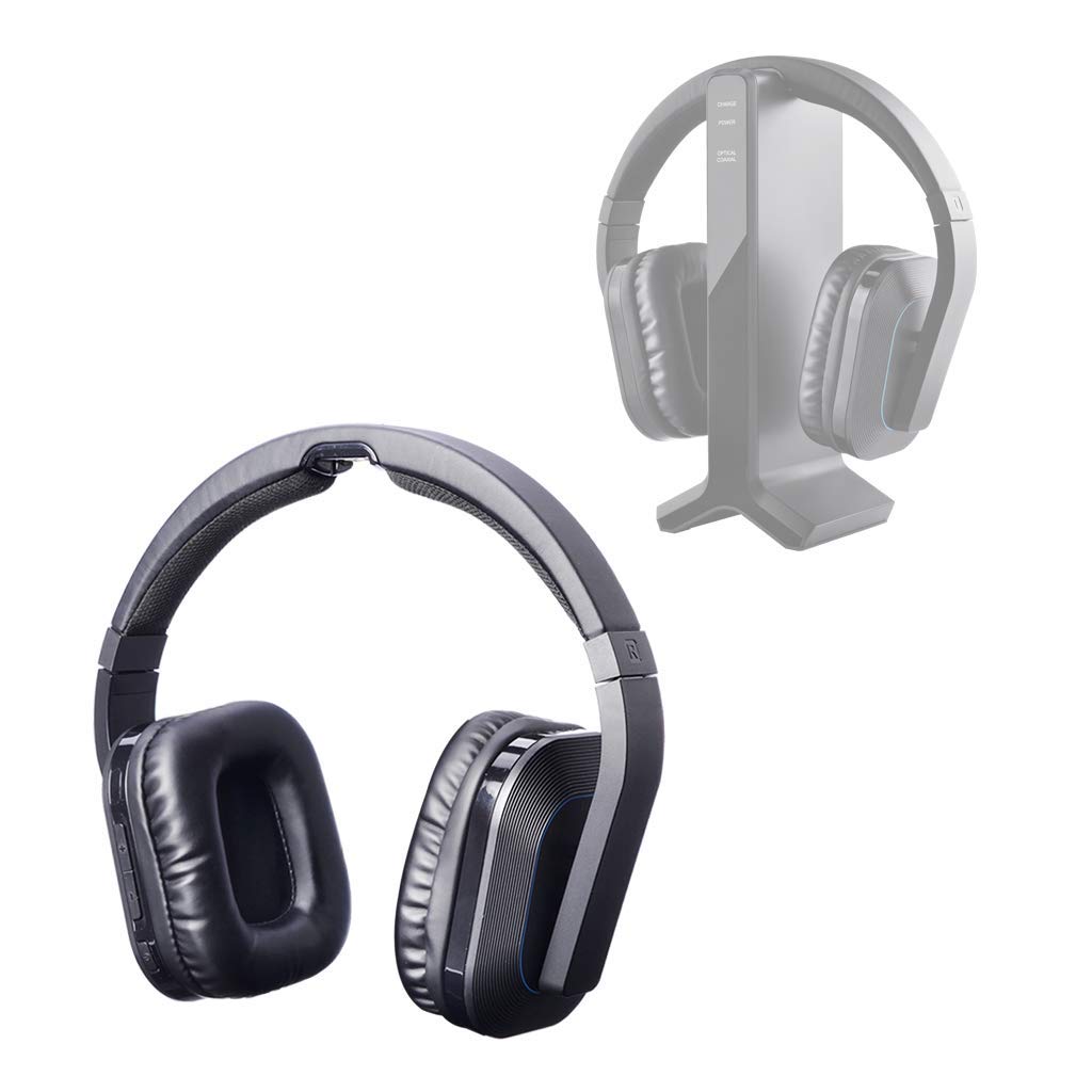 Avantree Digital 2.4G TV Headphones, Only HT280 Dual Link Or Multiple Link (Support up to 100), Share TV Videos with Family or Friends, High Volume, Headphones only (No charging dock)