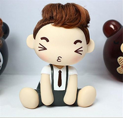Lucky Beth Car Ornaments Bobblehead Doll Cute Little Cartoon Car Accessories Vehicle Spring Decorations