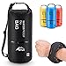 BFULL Waterproof Dry Bag 10L/20L [Lightweight Compact] Roll Top Water Proof Backpack 2 Exterior Zip Pocket Kayaking, Boating, Duffle, Camping, Floating, Rafting, Fishing
