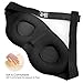 Sleep Mask Eye Mask, Splaks 3D Contoured Eye and Nose Shape Sleep Mask with Soft Memory Foam for Men and Women