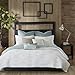 INK+IVY Pacific 140TC Coverlet Set, Full/Queen, Blue