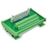 Electronics-Salon IDC-50 DIN Rail Mounted Interface Module, Breakout Board, Terminal Block.