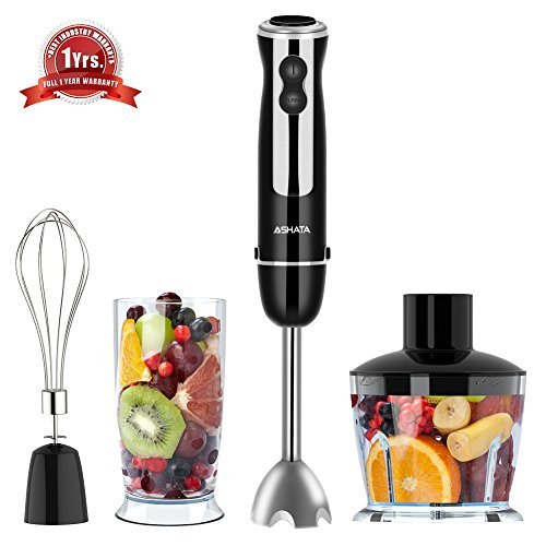 Купить Hand Blender, 4 in 1 Immersion Blender with Food Processor, BPA