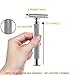 Perfecto Professional Double Edge (DE) Safety Razor for Men. Long Handle for Comfortable Wet Shaving|Stylish Luxury Chrome Finish|Enjoy The Closest Shave with Zero Irritation. Perfect Gift for Him