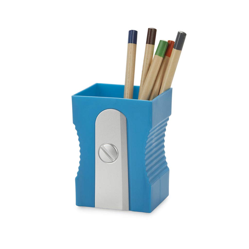 Balvi Pen holder Sharpener Blue colour Keep your desk organized Original and fun sharpener-shaped pen
