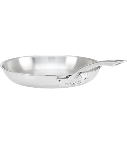 Amazon.com: Viking 3-Ply Stainless Steel Fry Pan, 12 Inch: Home