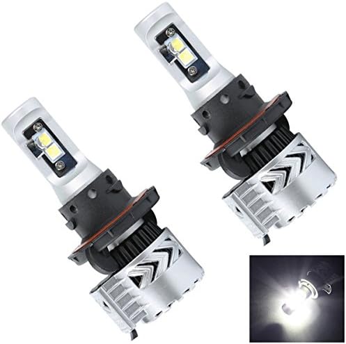 Ruecious 8th 12000LM Super Bright CREE LED Headlight Bulbs Conversion Kit Used for H13(9008) soket