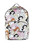 Disney Princess All Over Print Backpack School Bag Featuring Princesses Jasmine, Belle, Ariel and Cinderella