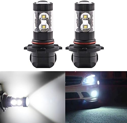 XSPEED H10 LED Fog Light Bulb Extremely Bright High Power 50w CREE Chips 9140 LED Fog Light Bulbs 9145 Fog Lamp Bulb Xenon White