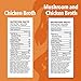 Bone Broth Variety Pack, Mushroom Chicken and Chicken by Kettle and Fire, Keto Diet, Paleo Friendly, Whole 30 Approved, Gluten Free, with Collagen, 10g of protein, 16.2 fl oz (Pack of 2)