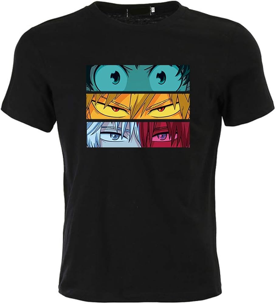 Dacitiery Anime My Hero Academia T-Shirts, MHA Shirt, BNHA T-Shirt, Men and Women: Amazon.co.uk 