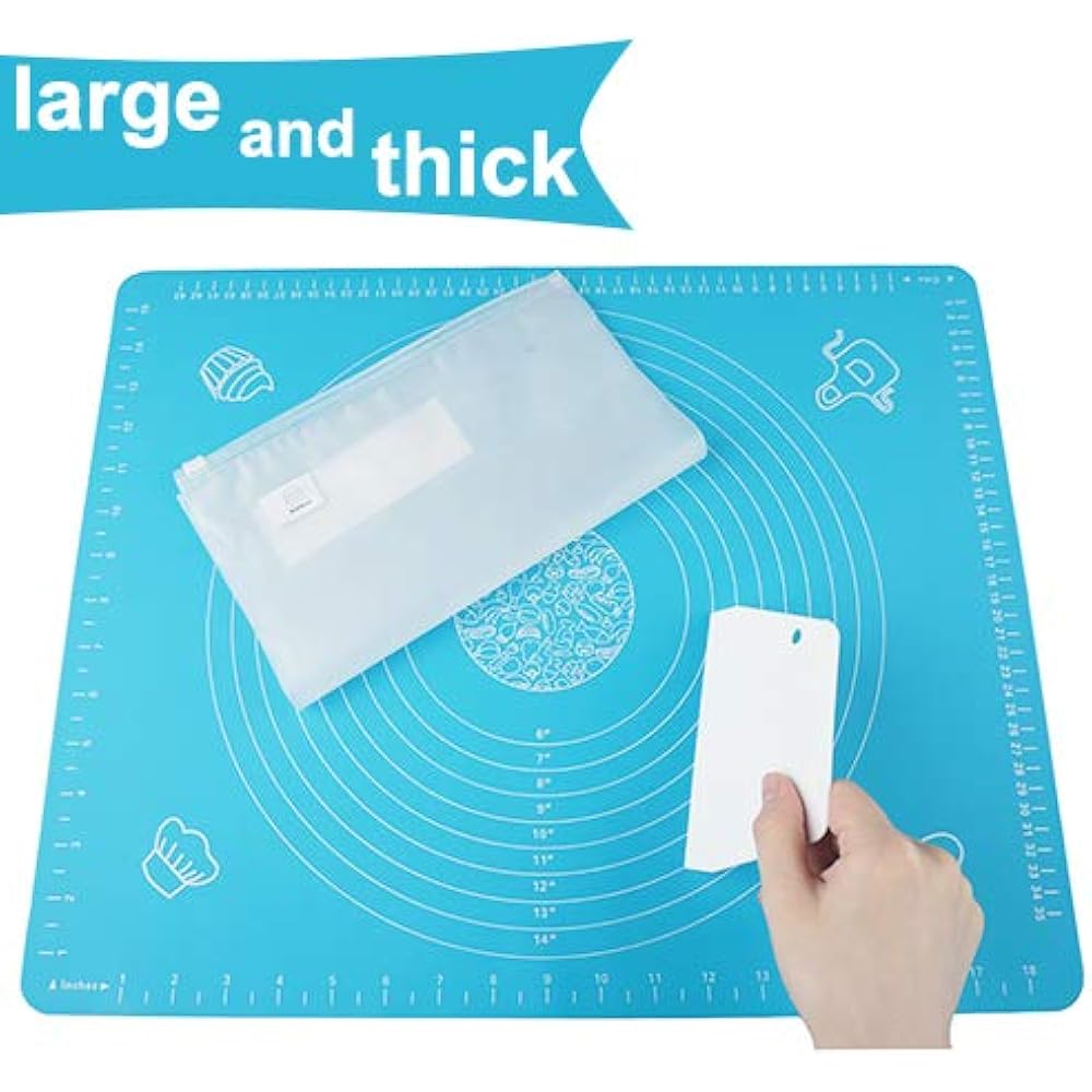 Silicone Baking Mats With Measurements, Large Full Size 20x16 Inch Nonstick By eBay