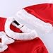 Baby Girls' Christmas Costume Dress Xmas Senta Claus Onesie Outfit Romper & Hat