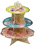 Talking Tables Truly Scrumptious Tea Party Floral Cake Stand Height 36cm, 14"