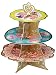 Talking Tables Truly Scrumptious Tea Party Floral Cake Stand Height 36cm, 14" primary