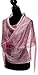Shawls and Wraps for Evening Dresses, Wedding Shawl Wrap Fringes Scarf for Women Pink