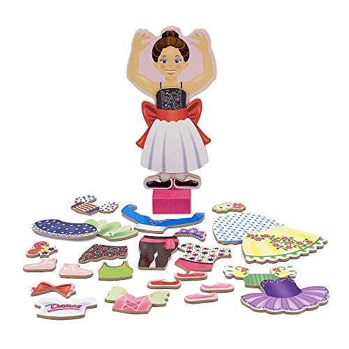 2 Melissa+Doug+Ballerina+Magnetic+Dress+Up