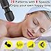 HAPME Personal Wand Massager Handheld Electric Cordless Mini Wand Rechargeable Waterproof Powerful Vibrate Massager for Therapeutic Muscle Aches (Black 03)