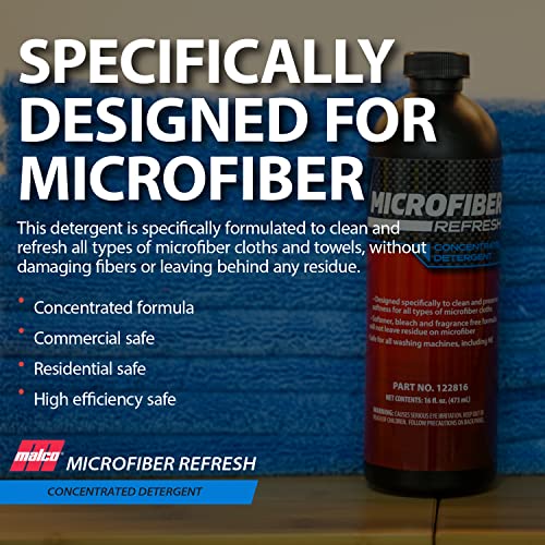 Malco Microfiber Refresh Concentrated Detergent HeavyDuty Microfiber Towel Cleaner