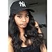 Eayon hair Body Wave Lace Front Wigs Hand Made 130% Density Brazilian Virgin Remy Human Hair Wigs with Baby Hair 22Inch Natural Color