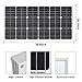 ECO-WORTHY 100 Watts 12 Volts Monocrystalline Photovoltaic Solar Panel High Efficiency Module for 12 Volt Battery Charging RV Marine Boat Off Grid(Upgrade)