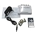 Camecho® 4 Channel CCTV Video Quad Splitter Camera Processor System Kit Switcher Color Remote Control with 5 BNC Adapter