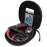 SecretRain Carrying Headphone Case Bag for Sony MDRZX310 Sennheiser HD 202 HD218 Bose AE2w Grado SR80 Sony V55 NC6 NC7 NC8